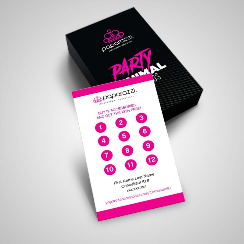 Customer Loyalty Cards - Party Animal